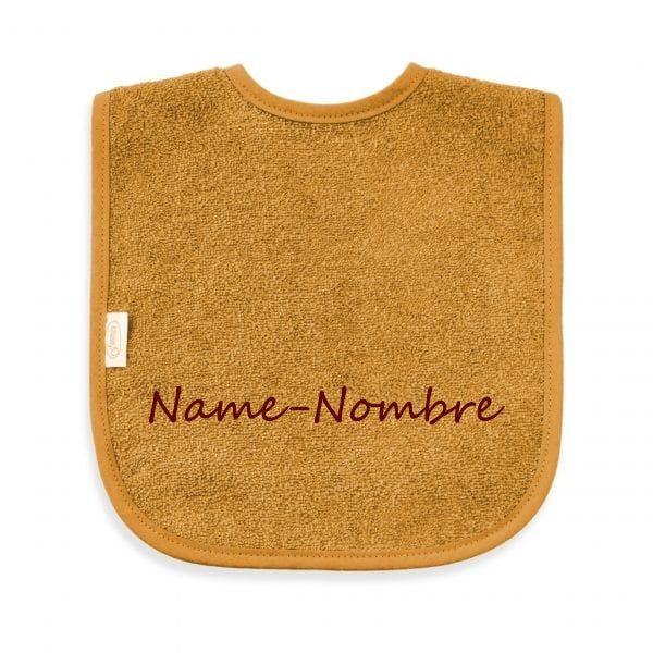Bib with velcro closing
