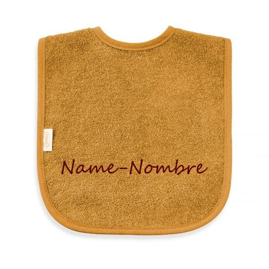 Bib with velcro closing