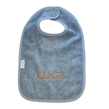 Bib with velcro closing