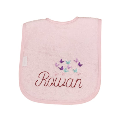 Bib with velcro closing