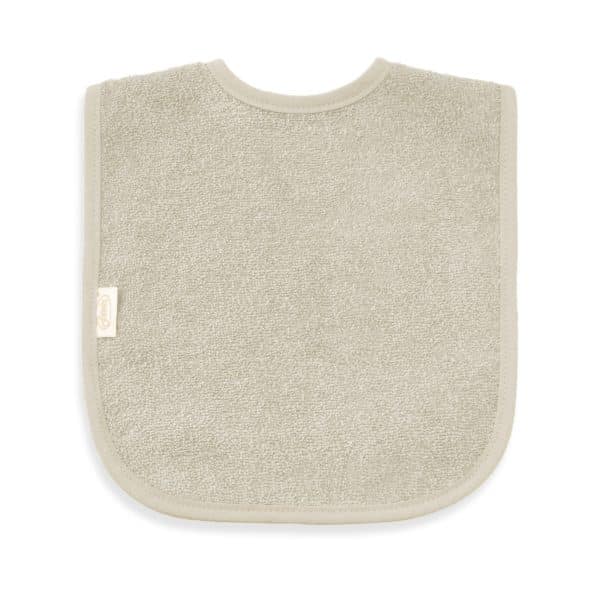 Bib with velcro closing